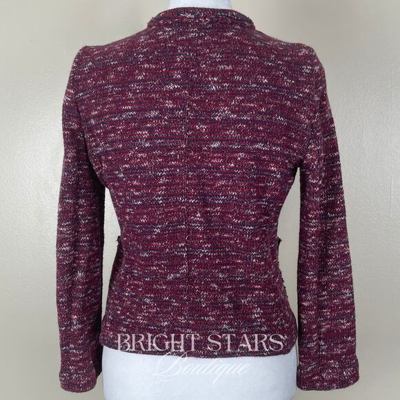 Etoile Isabel Marant Ariana Knitted Cotton Blend Jacket ASO Emma Watson Tweed - Picture 6 of 14